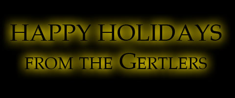 Happy Holidays from the Gertlers